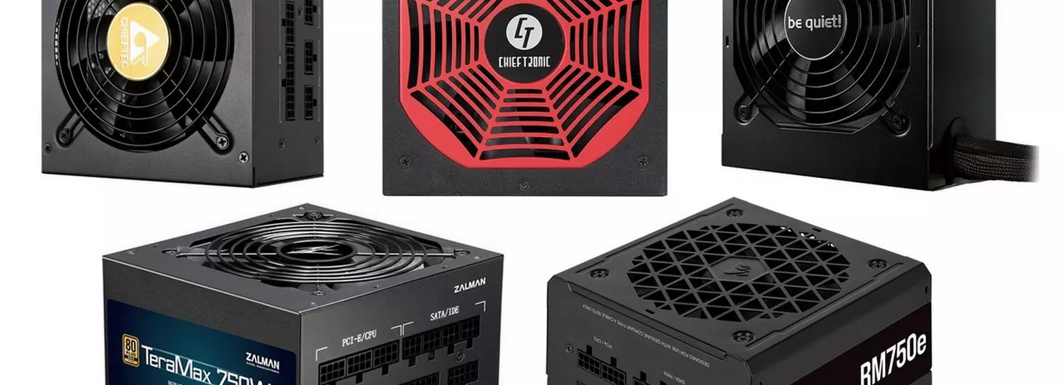 5 80 PLUS gecertificeerde energie-efficiënte voedingen