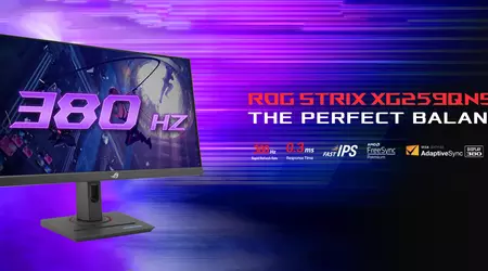 ASUS onthult ROG Strix XG259QNS gamingmonitor met ondersteuning voor 380Hz verversingssnelheid