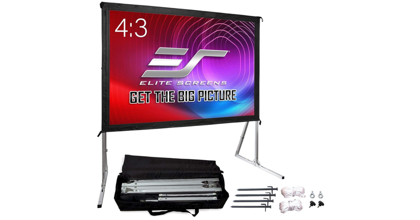 Elite Screens Yard Master 2 met Stand Portable beste projectorscherm voor 4k