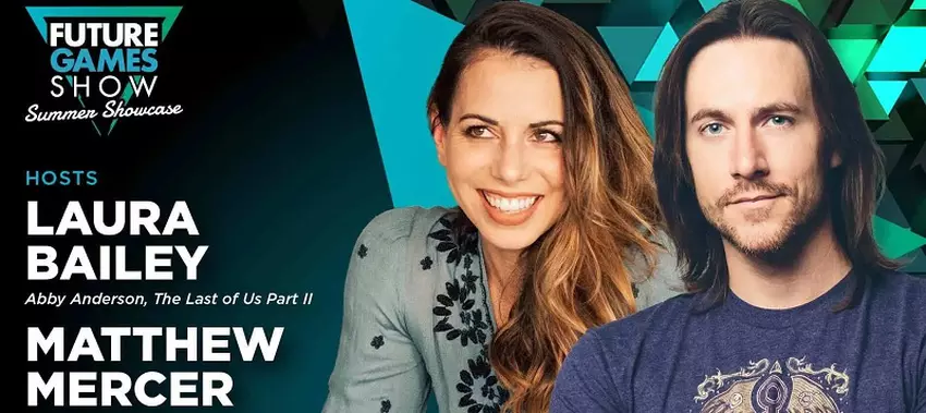 Laura Bailey en Matt Mercer op de Future Games Show