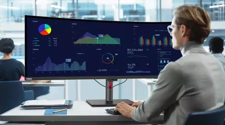 Lenovo ThinkVision P49w-30: Een 49-inch gebogen monitor met 160Hz verversingssnelheid en een prijskaartje van $1900