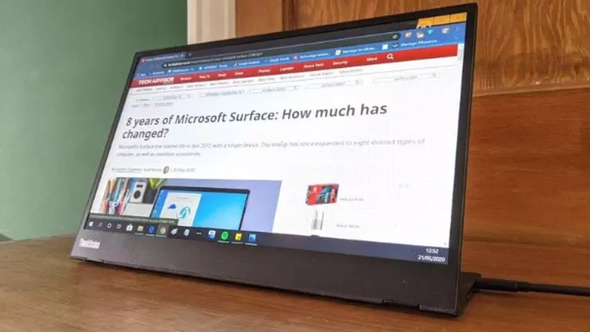 Lenovo ThinkVision M14 mobiel beeldscherm