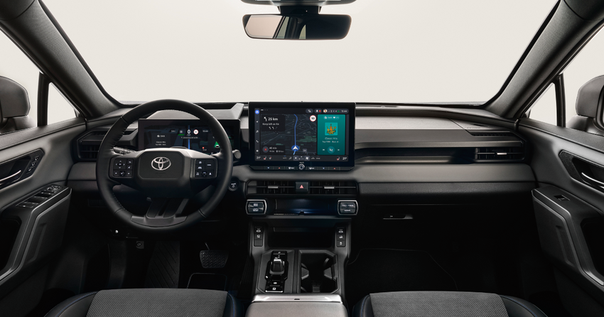 Interieur van de nieuwe Toyota RAV4