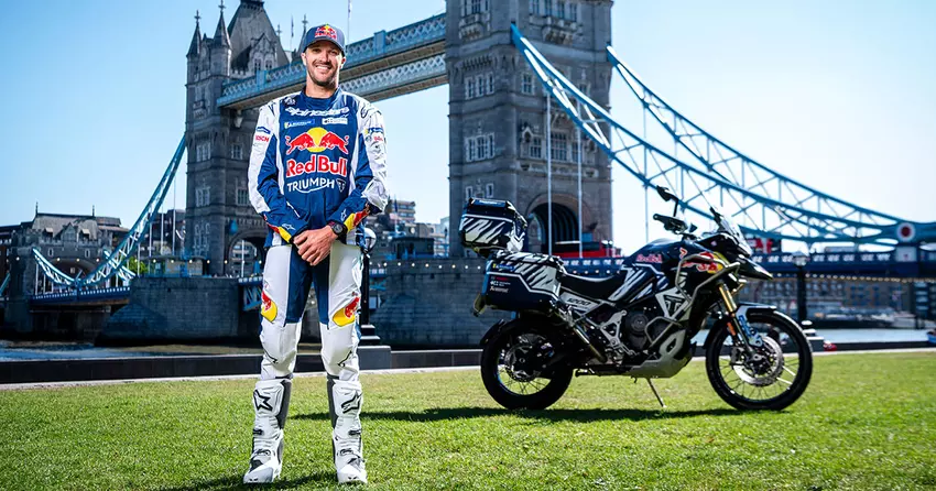 Om de wereld op een motorfiets in 19 dagen: Dakar-kampioen bereidt zich voor om een wereldrecord te vestigen