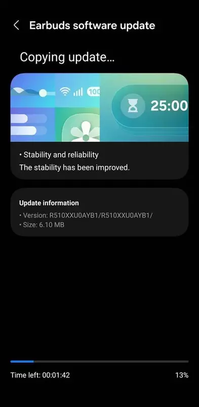 Nieuwe update voor Galaxy Buds 2 Pro hoofdtelefoons