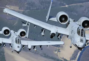 Legendarische A-10 Thunderbolt II gevechtsvliegtuigen uit ...