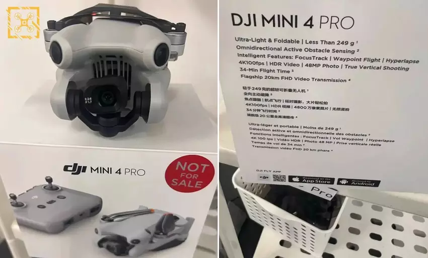 4K-camera met 100 FPS, 249 g gewicht en 34 minuten vliegtijd vanaf €799 - DJI Mini 4 Pro prijs in Europa nu beschikbaar