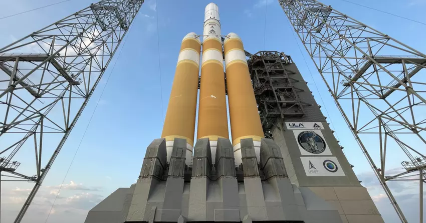 Laatste lancering Delta IV Heavy raket minuten voor lancering geannuleerd