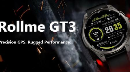 Geïntroduceerd de betaalbare Rollme GT 3 smartwatch met enorme batterijduur, geavanceerde GPS-navigatie en honderd sportmodi