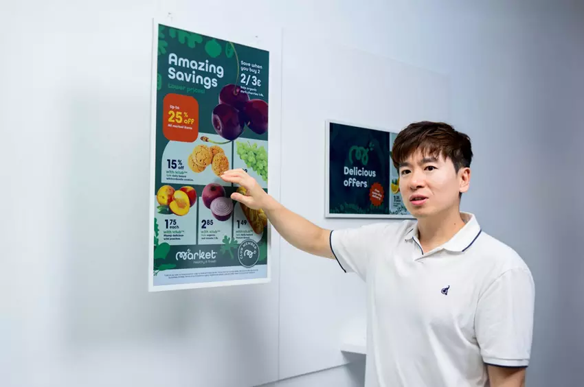 Samsung Color E-Paper: een display dat eruitziet als papier en zonder stroomaansluiting werkt