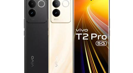 vivo T2 Pro 5G: 120Hz gebogen AMOLED-scherm, Dimensity 7200-chip en 64 MP camera met OIS voor $289