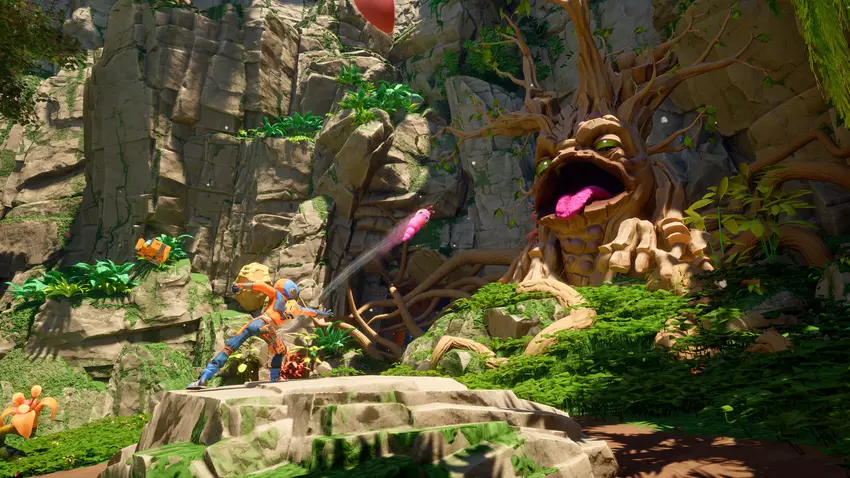 De speler ziet zijn held in al zijn glorie. Illustratie: Wasbeer logica