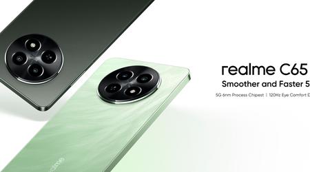 Realme C65 5G: 120Hz scherm, MediaTek Dimensity 6300 chip en 5000mAh batterij voor $119