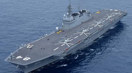 Japan heeft het helikoptervliegdekschip JS Kaga gemoderniseerd - het schip kan nu de F-35B Lightning II gevechtsvliegtuigen van de vijfde generatie herbergen.
