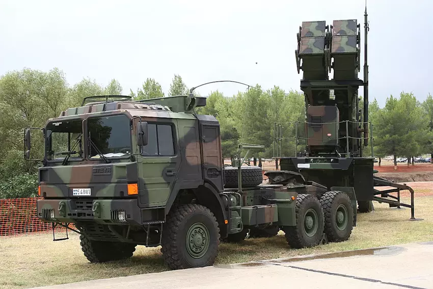 Patriot-luchtafweersysteem van de Griekse Luchtmacht