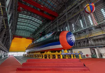 Taiwan heeft zijn eerste onderzeeër te ...