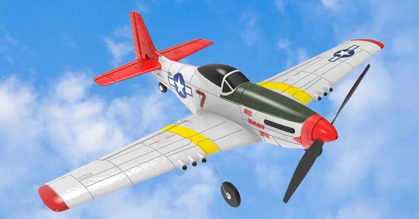 s-idee® Volantex RC Mustang P51 beste rc zweefvliegtuig