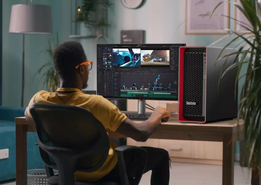 Lenovo heeft het ThinkStation P8 workstation onthuld met AMD Ryzen Threadripper PRO 7000 WX processors en drie NVIDIA RTX 6000 grafische kaarten.