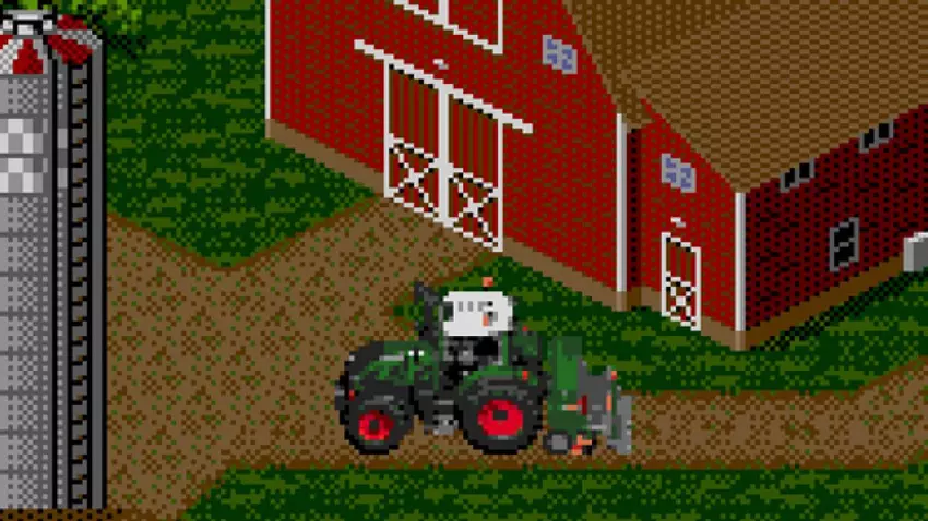 16-bits versie van Farming Simulator brengt gamers terug naar de jaren 90: Giants Software studio heeft een ongebruikelijke versie van de populaire simulator
