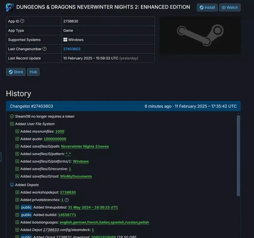 Screenshot van Neverwinter Nights 2: Verbeterde editie pagina