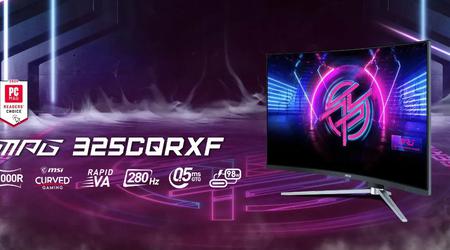 MSI onthult een 31,5″ gebogen Performance Gaming Series-monitor met een verversingssnelheid van 280 Hz