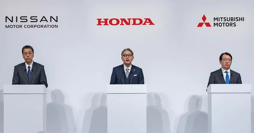Fusie Honda en Nissan: de bedrijven hebben een memorandum van overeenstemming getekend en Mitsubishi uitgenodigd om een toekomstige holding te worden