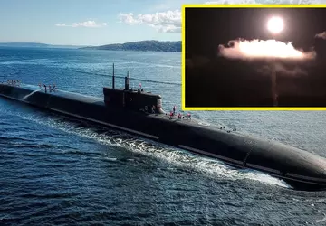 De nucleair aangedreven onderzeeër Keizer Alexander ...