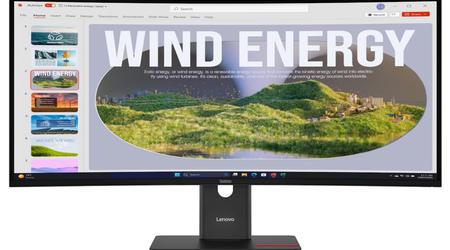 Lenovo heeft de ThinkVision T34WD-40 34″ gebogen monitor gelanceerd met een breed scala aan poorten en een geweldige prijs