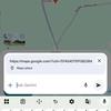 Chip voor Gemini Google Maps interfacevoorbeeld