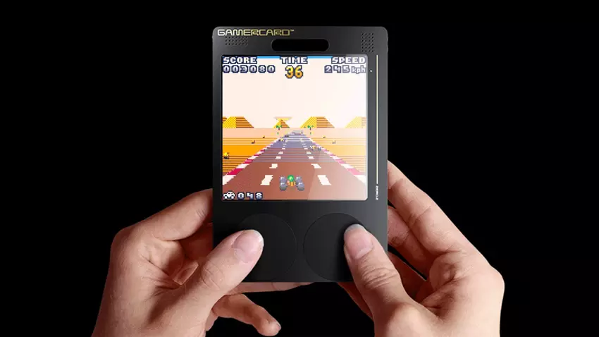 GamerCard, een ongewone retro console van de neef van de maker van de iconische ZX Spectrum, is onthuld