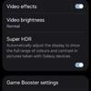 Samsung One UI 7.0 Super HDR Instellingen Toggle