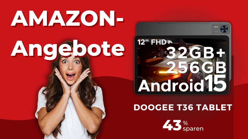 DOOGEE T36 Android 15 Tablet - Massieve prijsverlaging van 150€ bij Amazon!