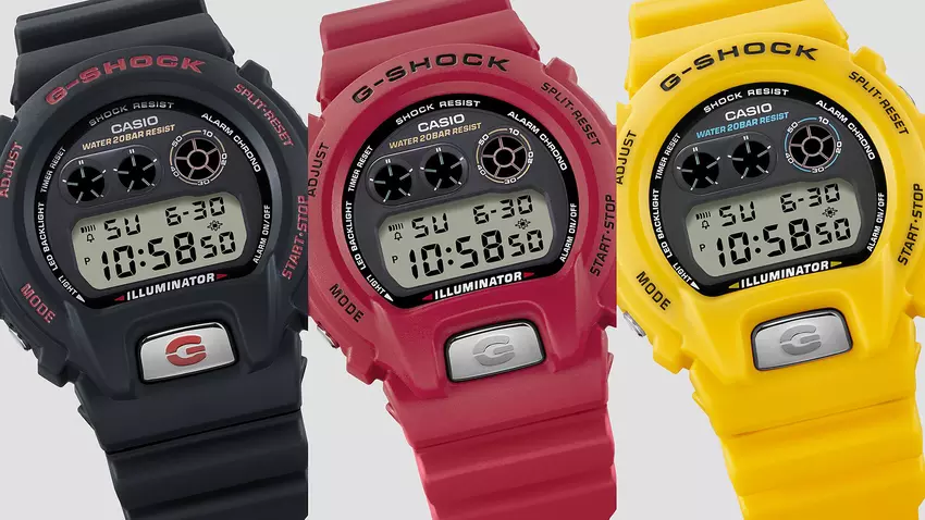 Casio lanceert limited edition G-Shock DW-6900TR om 30 jaar G-Shock serie in Europa te vieren