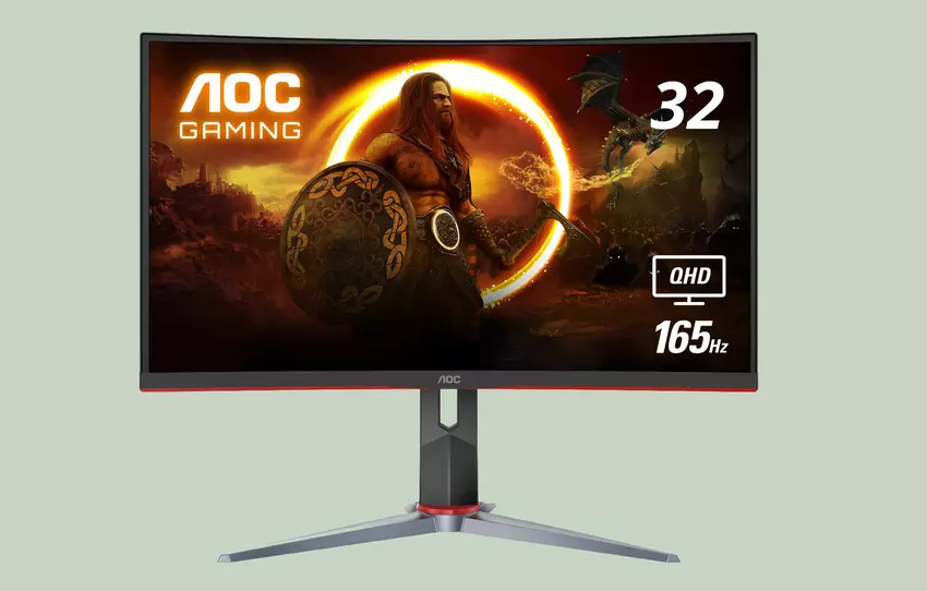 AOC CQ32G2S met een 32-inch gebogen scherm en 165Hz frequentie is verkrijgbaar op Amazon met $30 korting