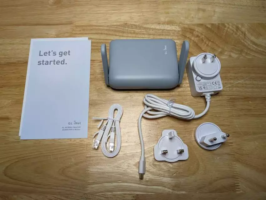 GL.iNet Beryl AX (GL-MT3000) VPN-router voor op reis