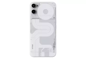 Render van Nothing Phone (2a) bleek ...