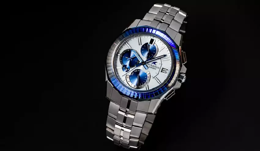 Casio heeft de Oceanus Manta luxe horloge met een titanium kast en saffieren kristallen bezel onthuld