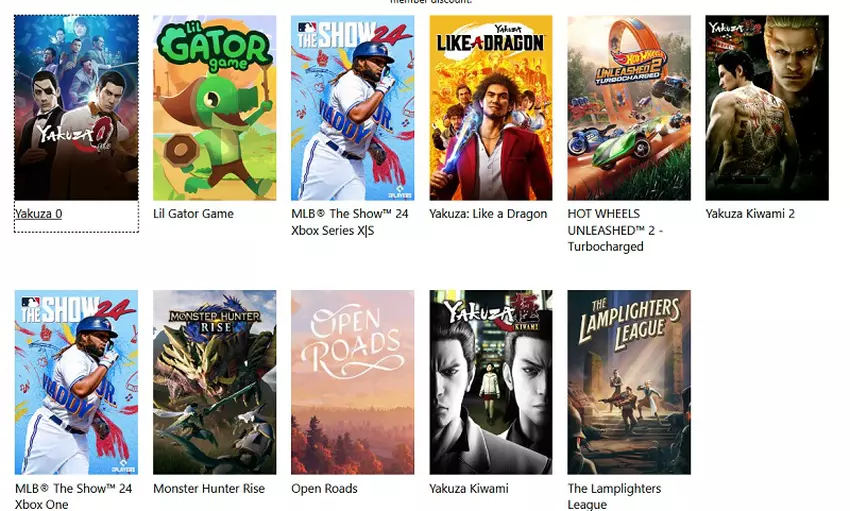 Een screenshot van de Xbox Wire-pagina