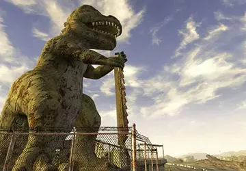 Het iconische standbeeld van Dinky de ...