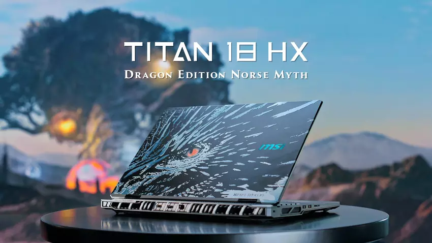 Titan 18HX laptop. Illustratie: MSI