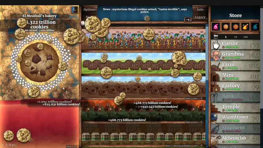 Nu kun je je kostbare tijd verdoen met koekjes op consoles: Cookie Clicker is nu beschikbaar op Switch, Xbox en PlayStation