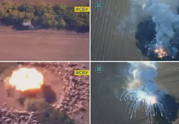 HIMARS vernietigde een Russisch TOS-1A zwaar ...