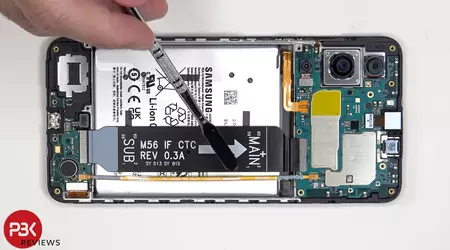PBKreviews: Galaxy F56 5G blijkt een van de meest reparabele smartphones van Samsung te zijn - score 9 uit 10