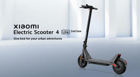 Xiaomi elektrische scooter 4 Lite (2e generatie) met een bereik tot 25 km maakt zijn debuut in Europa