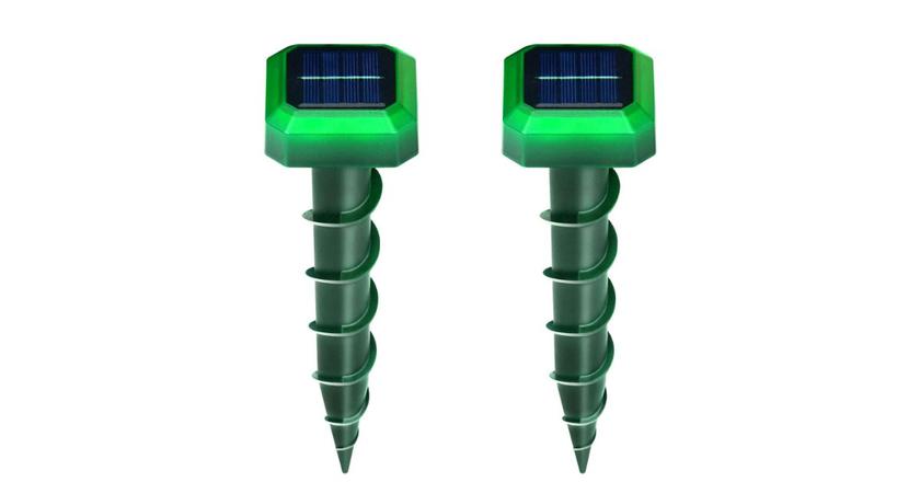 Muyfguo 2 Set Ultrasone Mollenverjager op Zonne-energie