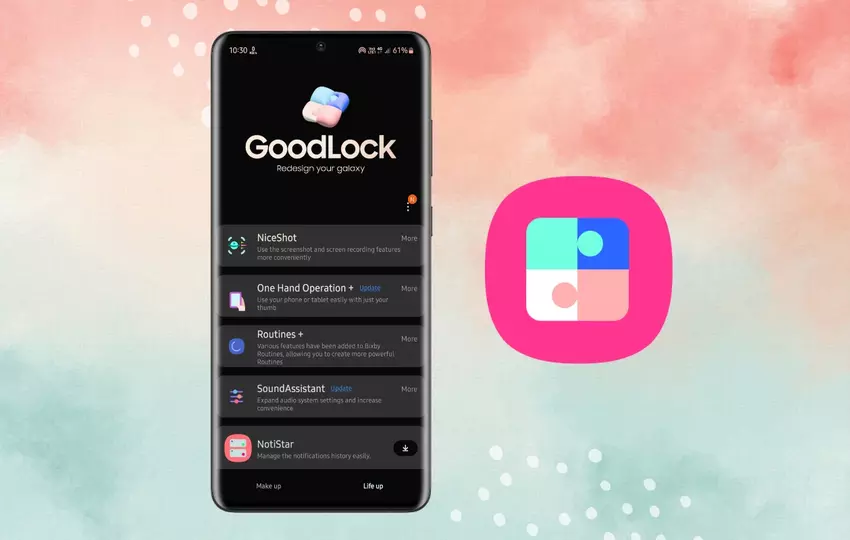 De nieuwe versie van Samsung's Good Lock app verbetert de update van alle modules