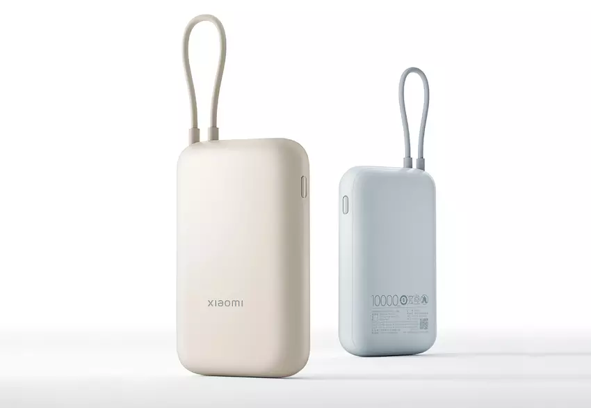 Xiaomi onthult Pocket Edition Power Bank met geïntegreerde kabel en 10.000mAh