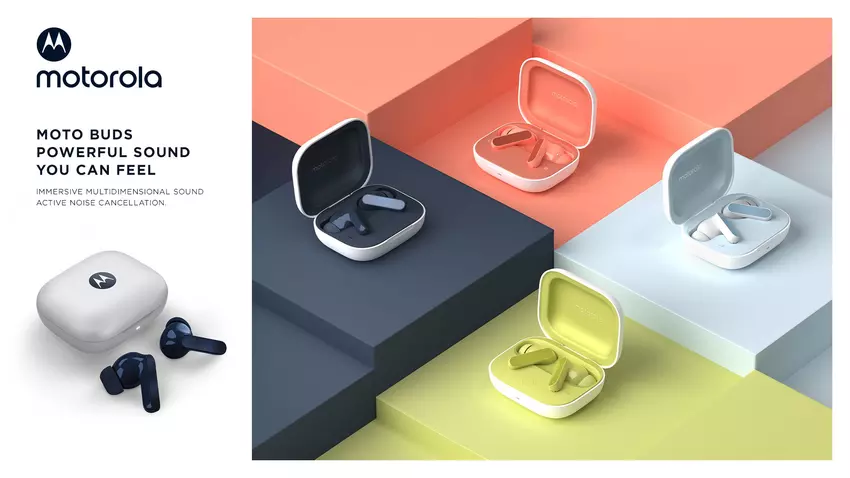 Moto Buds: 12,4 mm drivers, Bluetooth 5.3, Hi-Res Audio, ANC en tot 42 uur batterijduur voor €60
