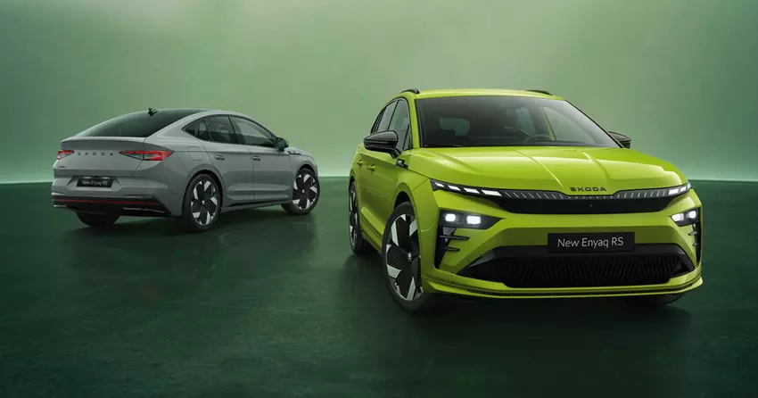 Škoda Enyaq RS en Enyaq Coupé RS hebben het ontwerp en de uitrusting vernieuwd