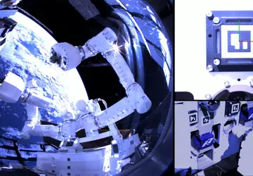 Gitai: Robot in de ruimte installeert ...